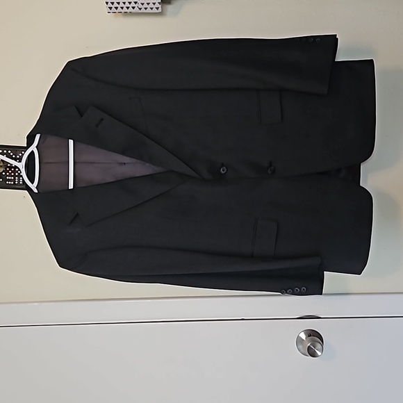 Vintage‎ Austin Reed Wool Gray  Blazer Sport Coat Jacket Sz 42R - Picture 1 of 12